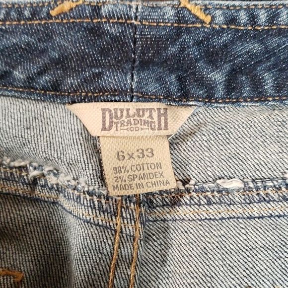 Duluth Trading Company‎ Flex Work Curvy Bootcut Denim Jeans 53507 Size 6 x 33 - Picture 3 of 9